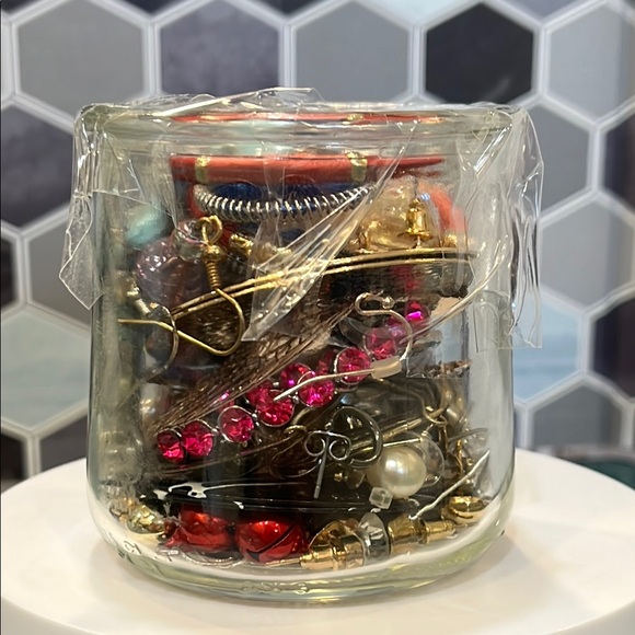 Jewelry Mystery jar just earrings - Picture 1 of 13